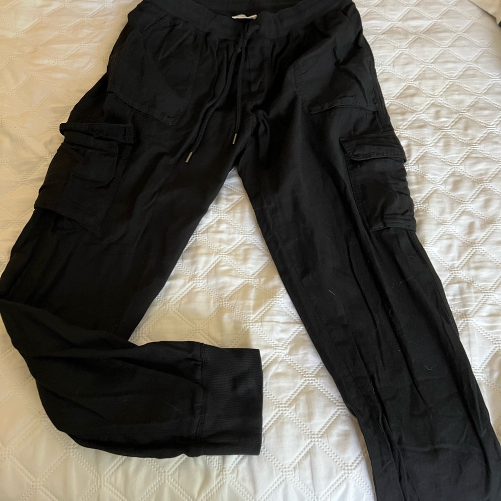 Women's Community Black Cargo Joggers